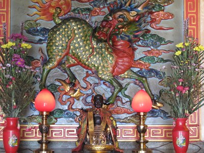 福興受興宮左神龕神農大帝|許吉川拍攝|2012/5/13|