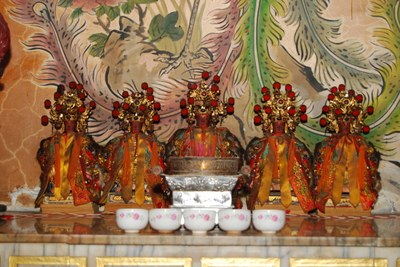 竹滬華山五妃神像(2011.06 吳明勳拍攝)