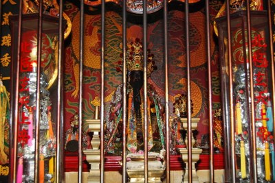 下甲北極殿神龕神像(2011.06 吳明勳拍攝)