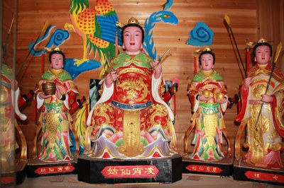 三仙姑神像