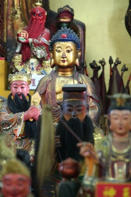 天公廟尊聖堂釋迦摩尼佛(陳進成拍攝-2011.03.24) 