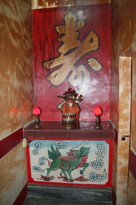 三仙國王廟右龕福德正神(陳進成拍攝-2008.12.08)