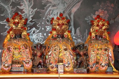 佛祖救世宮左龕天上聖母(陳進成拍攝-2011.07.02)