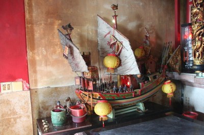 靈山寺代天宮王船(陳進成拍攝－2011.07.29)