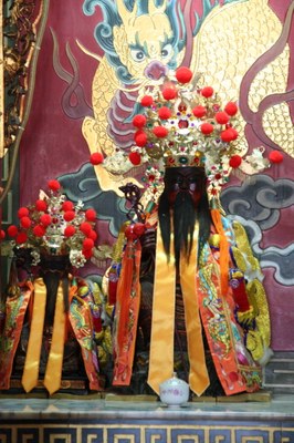 萬華村北極殿右龕福德正神(陳進成拍攝－2011.09.16 )||//|