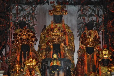保山宮鎮殿神龕神像(2011.08 吳明勳 拍攝)