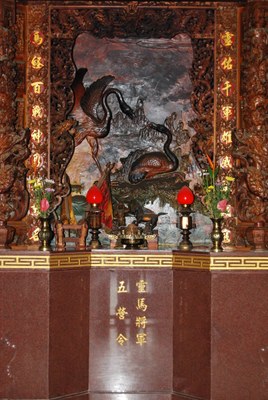 唐安宮靈馬將軍神龕(2011.09 吳明勳 拍攝)