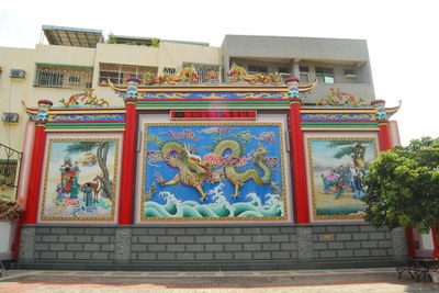 台南南聖宮照壁(2011.08 吳明勳 拍攝)