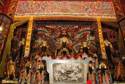 水門宮正殿神龕神像(2011.06 吳明勳 拍攝)||//|