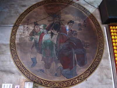 新興宮-左殿上壁畫