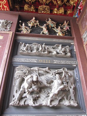 天福宮-右壁石雕