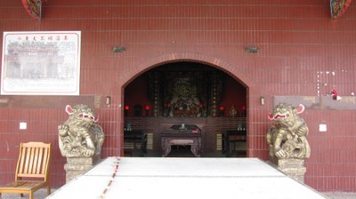 廟門入口處