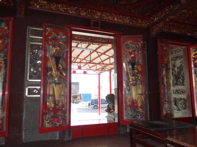 浮雕門神|許貝如|2012/7/16|