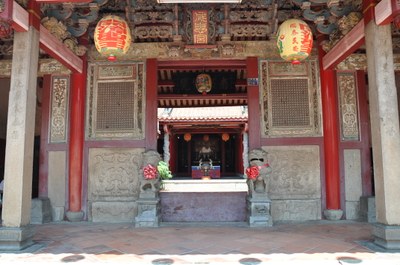 威惠宮的牌樓斗栱與聖旨牌