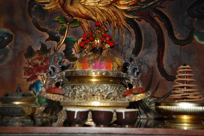 聖安宮神龕駐生娘娘(2011.07 吳明勳 拍攝)
