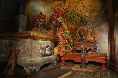 聖公廟神龕神像(2011.07 吳明勳 拍攝)