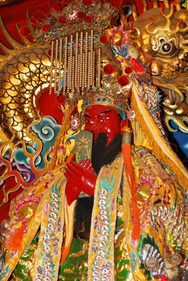 台南南聖文衡聖帝神像(2011.08 吳明勳 拍攝)