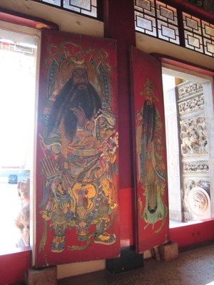 潘麗水之門神彩繪