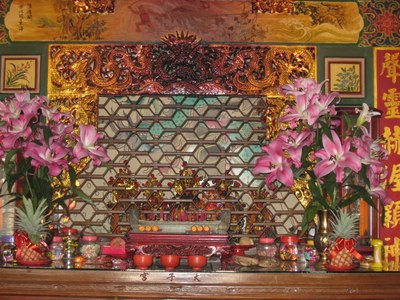 平陽太子廟神龕