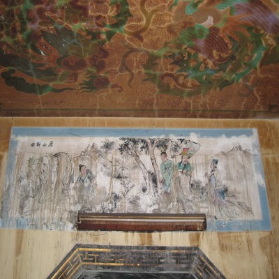 烏竹三千宮殿內潘麗水之壁畫(一)||//|張耘書2011.10.11拍攝   